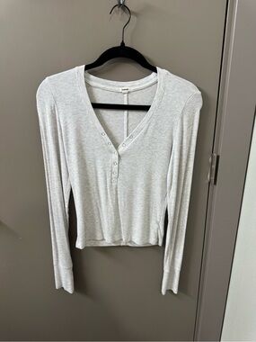 Garage Ribbed Henley Tee
